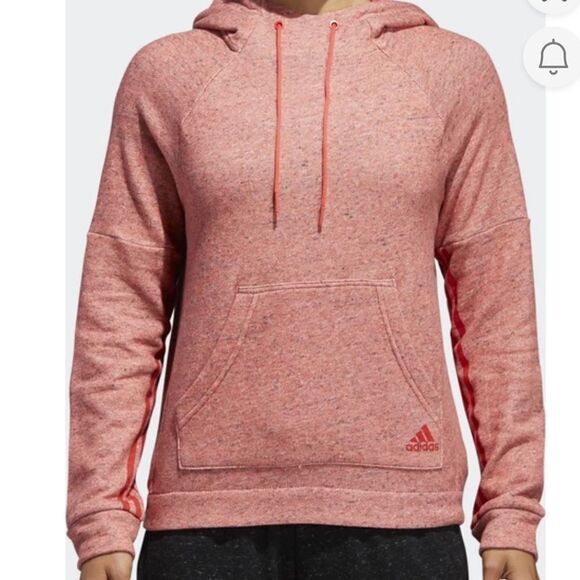 NWT Adidas S2S Pullover Hoodie Women’s Size SMALL Pink - Picture 3 of 6